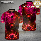 Maxcorners Bowling Electric Bear Lightning Energy Design Multi Options Personalized Name Team Name 3D Shirt