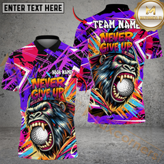 Maxcorners Golf Savage Beast Swing Multicolor Customized Name, Team Name 3D Shirts