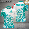 Maxcorners Darts Dartboard Passion Pattern Multicolor Customized Name, Team Name 3D Shirts