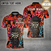 Maxcorners Darts Shirts Dartboard Cartoon Character Graffiti Style Multi Options Personalized Name, Team Name 3D Shirt