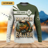 Maxcorners Master Baiter SPF Shirts, Long Sleeve Sun Shirt, Fishing Shirts For Men
