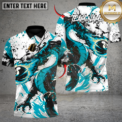 Maxcorners Inferno Dragon Billiard 8-ball Multicolor Customized Name, Team Name 3D Shirt