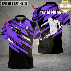 Maxcorners Billiards Slash Motion Multicolor Customized Name, Team Name 3D Shirt