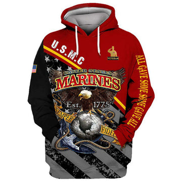 Maxcorners True Patriot Veteran Hoodie