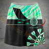 Maxcorners Darts Marble Geometric Personalized 3D Skirts With Shorts