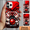 Maxcorners Bowling Power Strike Ball Multicolor Personalized Name 3D Phone Case