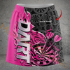 Maxcorners Darts Flaming Typography Personalized 3D Skirts With Shorts