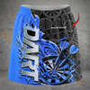 Maxcorners Darts Flaming Typography Personalized 3D Skirts With Shorts