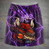 Maxcorners Darts Lightning Angry Bull Personalized 3D Skirts With Shorts