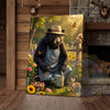 Maxcorners Spring Garden Bear Nature Illustration Canvas