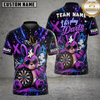 Maxcorners Darts Smoking Bunny Multicolor Customized Name, Team Name 3D Shirts