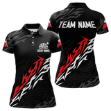 Maxcorners Men's Custom Dart Shirts With Red - White Streaks And Dartboard, Team Jerseys LM1605