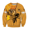 Maxcorners Personalized Name Honey Bee All Over Printed Unisex Shirt LM1304