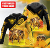 Maxcorners Personalized Name Honey Bee 3 All Over Printed Unisex Shirt LM1304