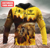 Maxcorners Personalized Name Honey Bee All Over Printed Unisex Shirt LM1304