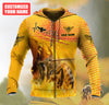 Maxcorners Personalized Name Honey Bee All Over Printed Unisex Shirt LM1304