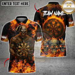 Maxcorners Mummy Inferno Darts Multicolor Customized Name, Team Name 3D Shirts