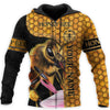 Maxcorners Personalized Name Honey Bee 8 All Over Printed Unisex Shirt LM1304