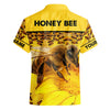 Maxcorners Personalized Honey Bee Flower Tropical Hawaii Shirt Beach Short LM1304