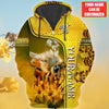 Maxcorners Personalized Name Honey Bee 18 All Over Printed Unisex Shirt LM1304