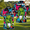Maxcorners Graffiti Frog Golf Polo Personalized Name, Team Name 3D Shirt (4 Colors)