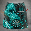 Maxcorners Darts Crystal Shards Dartboard Personalized 3D Skirts With Shorts