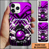 Maxcorners Bowling Power Strike Ball Multicolor Personalized Name 3D Phone Case
