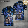 Maxcorners Darts Smoking Bunny Multicolor Customized Name, Team Name 3D Shirts