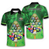Maxcorners Lightning Storm Billiard Shirts For Men, Billiard team shirts, Gift for Pool team player