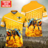 Maxcorners Personalized Name Honey Bee 24 All Over Printed Unisex Shirt LM1304