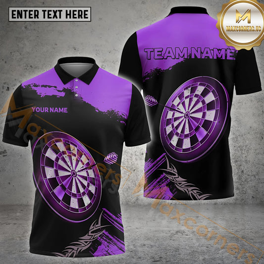 Maxcorners Darts Dartboard Multicolor Options Personalized Name, Team Name 3D Shirt (4 Colors)