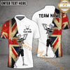 Maxcorners Skeleton Golf Flag Options Personalized Name, Team Name 3D Shirt