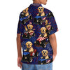 Maxcorners 4th Of July Funny Labrador Retriever Hot Rod Hawaiian Shirt