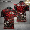 Maxcorners Darts Evil Bird Dartboard Design Multicolor Customized Name, Team Name 3D Shirts
