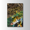 Maxcorners Walleye Fishing Freshwater Strike Action Design Personalized Name 3D Poster