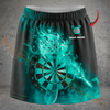 Maxcorners Darts Flaming Dragon Dartboard Personalized 3D Skirts With Shorts