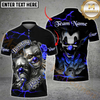 Maxcorners Bowling Evil Clown & Mask Design Multicolor Options Personalized Name, Team Name 3D Shirt