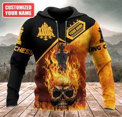 Maxcorners Chess Strategy Customized Name 3D Shirt