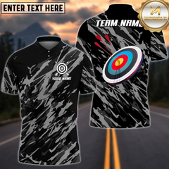 Maxcorners Camo Hunter Archery Personalized Name 3D Shirt