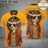 Maxcorners Dart Shirt Retro Cowboy Style Sunglasses Design Multioptions Personalized Name, Team Name Unisex 3D Shirt (4 Colors)