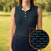 Maxcorners OnlyPars All Over Print Golf Top, Funny Golfer Humor Design, Golf Shirts For Women LM1507