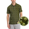 Maxcorners Dachshund Dog Pattern Golf Shirt With Camo Color , Funny Dachshund Golf Shirt For Golfers, Golf Gift For Dog Lover