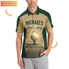 Maxcorners Custom Funny Golf Polos With Name And Year, Last Swing Before The Ring Shirts, Crazy Golf Shirt For Men's