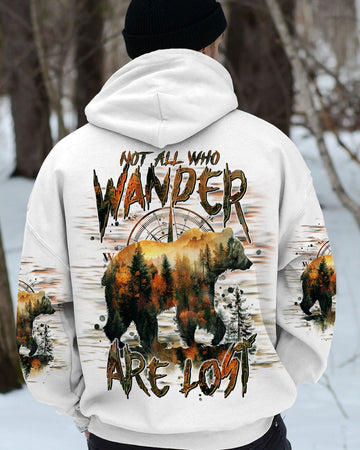 Maxcorners Not All Who Wander Are Lost Bear Hunting All Over Print LM1501