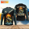Maxcorners Like Fishing And Believe In Jesus Shirt, Christian Bass Fishing Long Sleeve For Men, Fishing UPF Shirts