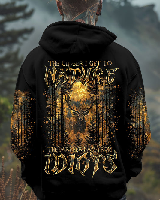 Maxcorners The Closer I Get To Nature Deer Hunting All Over Print LM2101