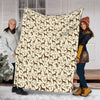 Maxcorners Deer Hunting Pattern Fleece Blanket - Gift for Hunters Men Women Home Accessories LM1611
