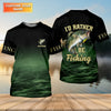 Maxcorners I'd Rather Be Fishing - Personalized Bass Fishing Shirt, Fishing UPF Shirts, Funny Fishing Shirt