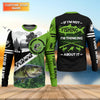 Maxcorners Personalized Bass Fishing Shirt, If I'm Not Fishing I'm Thinking About It Shirt, Fishing UPF Shirts