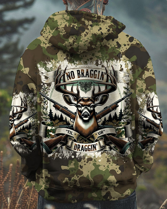Maxcorners No Bragging Until You're Dragging Hunting All Over Print LM1601